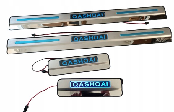 1A First Automotive QashqaiLed Накладки на пороги, накладки з підсвічуванням Nissan Qashqai J11 2016-2021 рр.