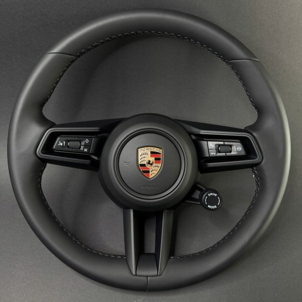 Porsche OE 95C.419.091.CN IA6 Кермо Porsche Macan 95C шкіряне чорне з підігрівом (чорна нитка)