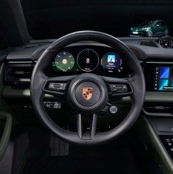 Porsche OE 95C.419.091.CN IA6 Кермо Porsche Macan 95C шкіряне чорне з підігрівом (чорна нитка)