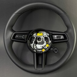 Porsche OE 95C.419.091.CN IA6 Кермо Porsche Macan 95C шкіряне чорне з підігрівом (чорна нитка)