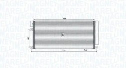 MAGNETI MARELLI 350203806000 Осушувач кондиціонера 350203806000