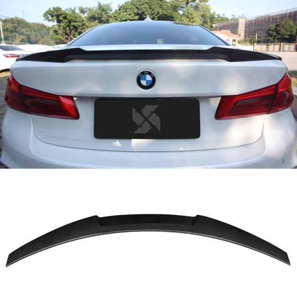 Китай T-050 Карбонова Накладка на Кришку Багажника BMW G30 / F90 M4 Style 2017–2023