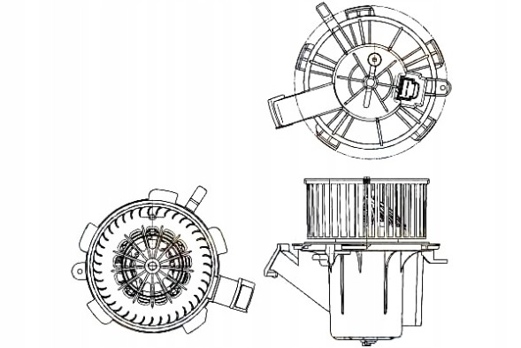 Hella 8EW 351 040-641 HEL/BOX Hella вентилятор повітродувки smart fortwo cabrio ele + набір водія #32