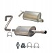 CHINA ZEST.SMART5E+SMART6E Глушники mitsubishi colt vi 1.1, 1.3 2004 р.В.