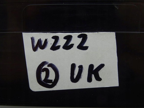 Mercedes-Benz OE A2229009613 GBI_BMW 2 UK MERCEDES S-КЛАС W222 13-20 HEAD UP DISPLAY HUD АНГЛІЄЦЬ RHD UK ОРИГІНАЛ