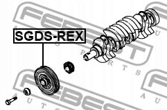 Febest SGDS-REX Sgds-rex febest стяжка колінвала