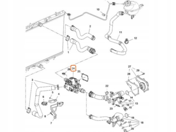 Premium 111864HT 9803549480 9850364680 КОРПУС ТЕРМОСТАТУ для PEUGEOT 208 2008 301 308 3008 508 5008 1.6 BLUEHDI
