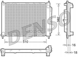 Denso DRM23101 Об'єднана радіаторна решітка двигуна з осушувачем