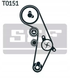 SKF VKMC 01918-1 Комплект грм + водяна помпа