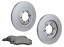 Protechnic ALL3031B Диски колодки OPEL FRONTERA B 1998-2004 ФРОНТ КПЛ 280мм х 26мм