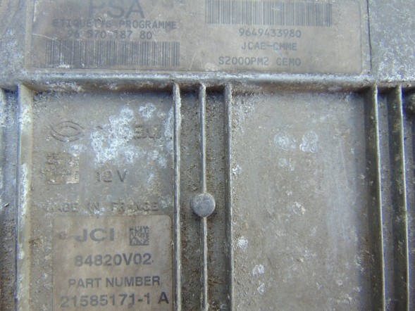 Sagem 9657018780 9649433980 ECU MOTO-MARCAR КОМП'ЮТЕР 9657018780 9649433980 21585171-1 CITROEN