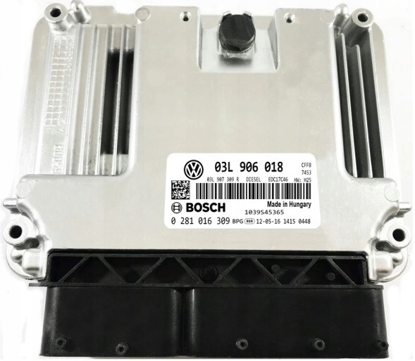 Volkswagen OE MM_03L906018 КОМП'ЮТЕР (БЛОК УПРАВЛІННЯ) ДВИГУНА VW JETTA VI 2.0 TDI 140 К.С. 03L906018 0281016309