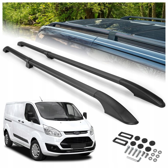 CHROMEMASTER OM-RR-D0030B-002 Багажник на дах рейлінги для FORD TRANSIT CUSTOM 2012-2023 SHORT | КОРОТКИЙ