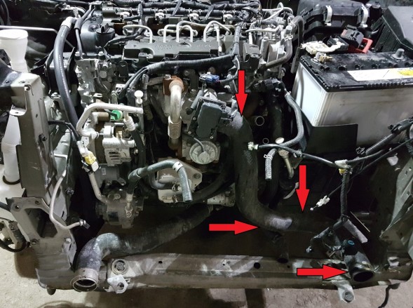 Mitsubishi OE 1505B318 Шланг інтеркулера mitsubishi outlander 2.2 1505b318