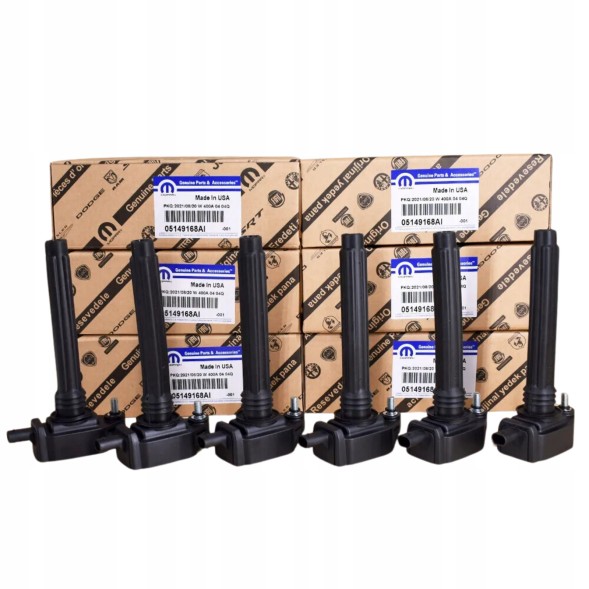 Mopar SP149125AE, 05149168AI 9407 RER8ZWYCB4 05149168AI, 2505484816, 5149168AH, 5C1848, 0221504032, GN10616 Котушка запалювання Mopar комплект 6 шт. 3.6 V6 Pentastar