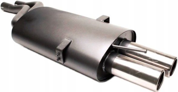 TA-Technix EVOE466E276-2 Спортивний кінцевий глушник вихлопу TA TECHNIX EVOE466E276 2x76мм BMW E46 6Cyl.