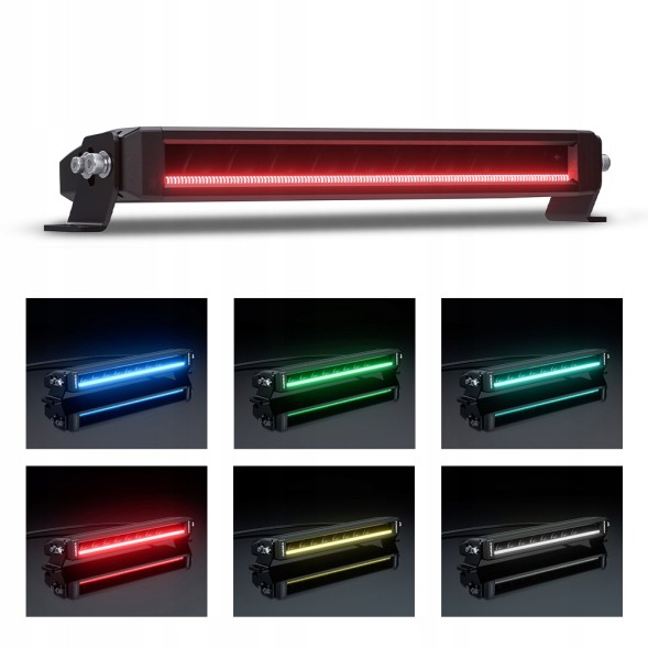 S5D1-20 RGB AURORA Світлодіодна робоча фара 20" 6 кольорів кнопка Osram LIGHTBAR