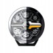Hella 1FJ 357 199-031 Hella valuefit chrome blade 9 дюймів кругле положення білий / бурштиновий