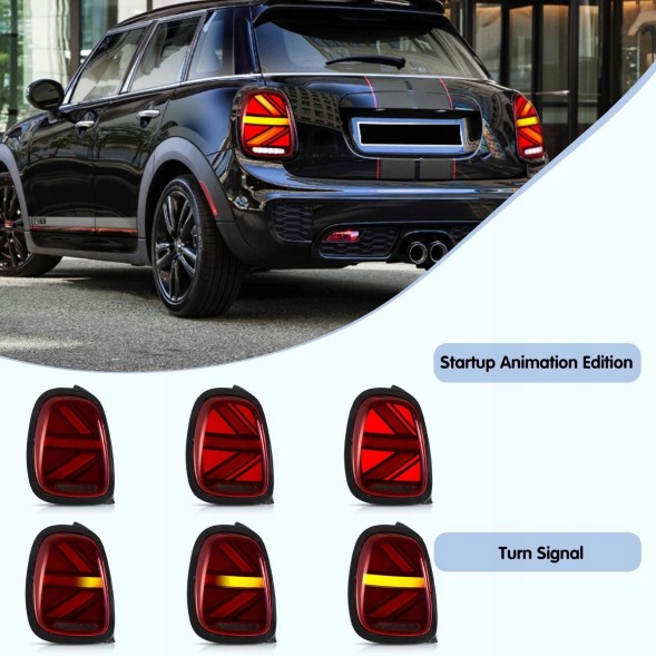 VLAND 51B191-2 mhm Задні ліхтарі Vland Full Led Neon Tuning Mini Cooper f55 f56 f57 2014-17