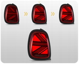 VLAND 51B191-2 mhm Задні ліхтарі Vland Full Led Neon Tuning Mini Cooper f55 f56 f57 2014-17