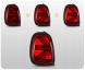 VLAND 51B191-2 mhm Задні ліхтарі Vland Full Led Neon Tuning Mini Cooper f55 f56 f57 2014-17