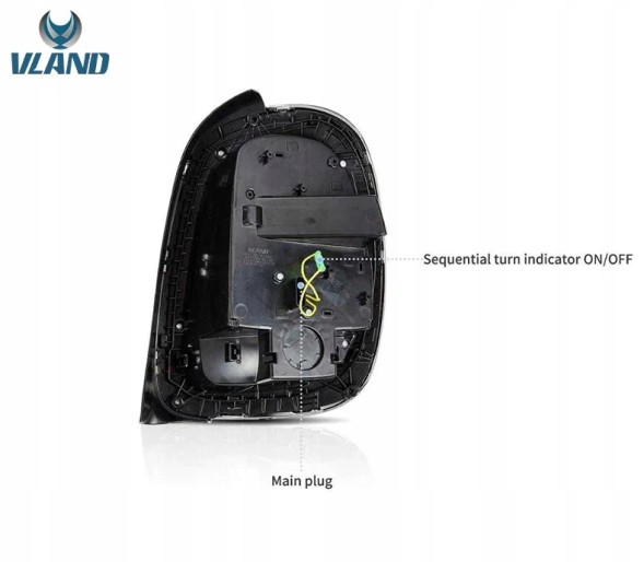 VLAND 51B191-2 mhm Задні ліхтарі Vland Full Led Neon Tuning Mini Cooper f55 f56 f57 2014-17