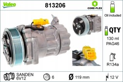 Valeo 813206 Компресор, кондиціонер valeo 813206