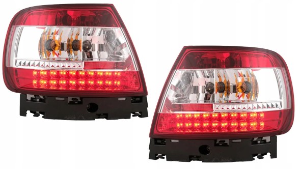 Junyan 132491ME LDAU25 MHM Лампи тиль ne kpl Світлодіоди Led Тюнінг Clear Red Audi A4 b5 8d Седан 1994-2001