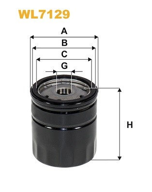 WL7129 WIX FILTERS Фільтр оливи