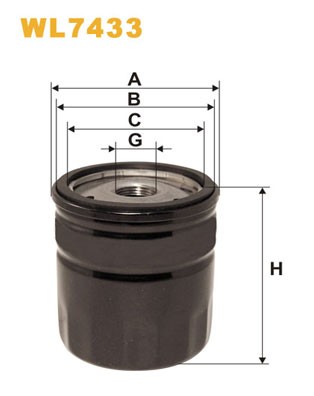 WL7433 WIX FILTERS Фільтр оливи
