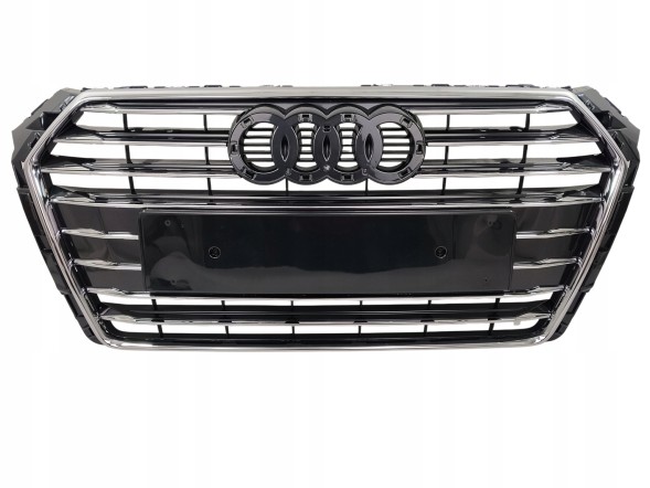 PA 8W0853651AB RN4 BEZ PDC РЕШІТКА-АТРАПА ГРИЛЬ AUDI A4 B9 2015 2016 2017 2018 2019 S-LINE ГРАФІТОВИЙ ГЛЯНЕЦЬ