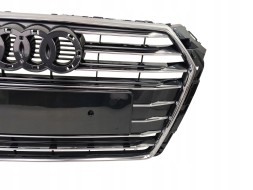 PA 8W0853651AB RN4 BEZ PDC РЕШІТКА-АТРАПА ГРИЛЬ AUDI A4 B9 2015 2016 2017 2018 2019 S-LINE ГРАФІТОВИЙ ГЛЯНЕЦЬ