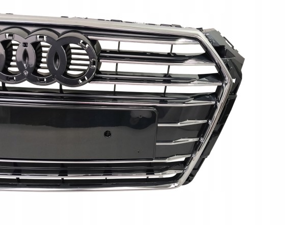 PA 8W0853651AB RN4 BEZ PDC РЕШІТКА-АТРАПА ГРИЛЬ AUDI A4 B9 2015 2016 2017 2018 2019 S-LINE ГРАФІТОВИЙ ГЛЯНЕЦЬ