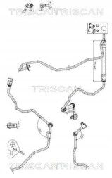 Triscan 8516 27007 Шланг шнура системи гідропідсилювача 8516 27007 triscan