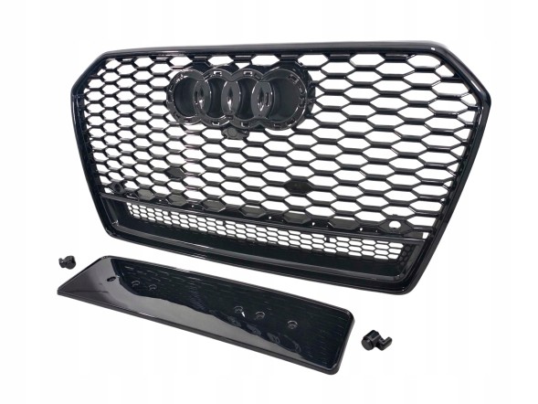 PA 4G0853651AE PLASTER MIODU QUATTRO РЕШІТКА РАДІАТОРА AUDI A6 C7 LIFT СТИЛЬ RS6 2014-2018, СОТОВА, QUATTRO