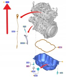 Ford OE JX6G-6675-BC JX6Z6675C МАСЛЯНА ЧАША 1.2 1.5 EB FORD KUGA KA FOCUS 2018- 2290122 _ JX6G-6675-BC