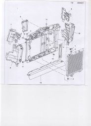 Opel OE 39145153 13467104 13474249 13474246 OPEL CROSSLAND 1.2 XE НАПРАВЛЯЮЧА КРИШКА РАДІАТОРА