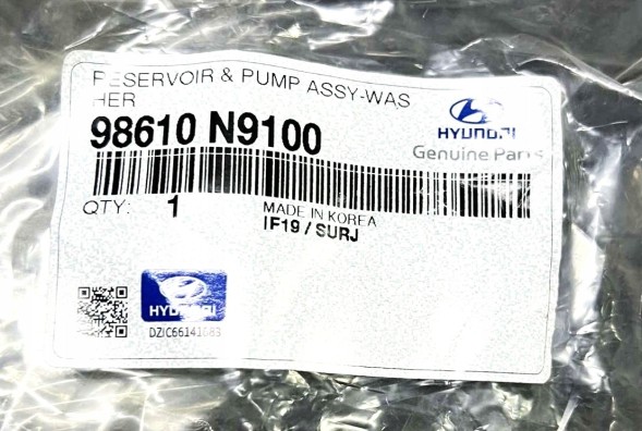 Hyundai OE 98610-N9100 Повний збірник омивача рідини Hyundai Tucson 2022+ OE