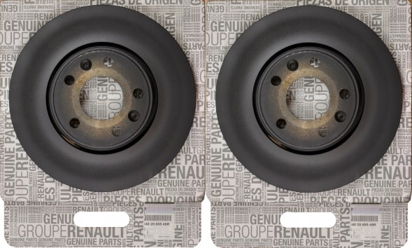 Renault OE 402066949R Гальмівний диск передній renault laguna iii megane iii оригінал ср.296 мм