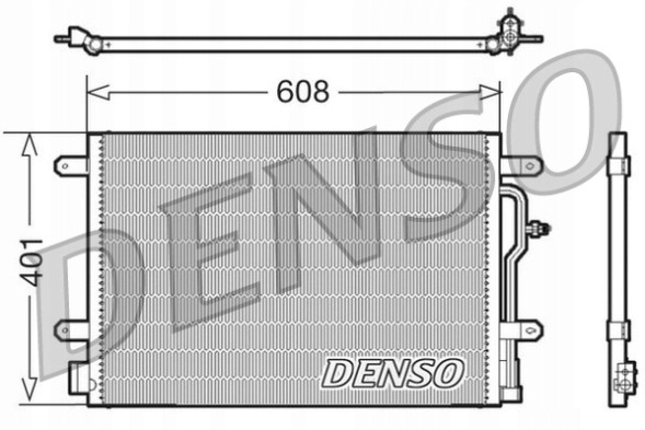Denso DCN02011 Конденсатор, кондиціонер denso dcn02011