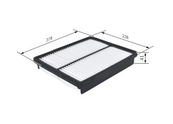 F026400292 BOSCH Фільтр повітря