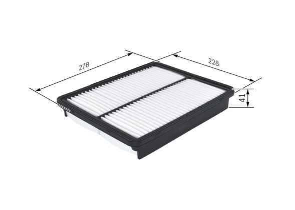 F026400292 BOSCH Фільтр повітря