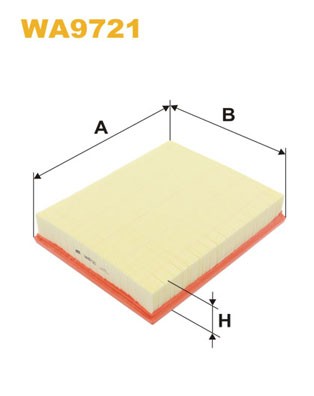 WA9721 WIX FILTERS Фільтр повітряний