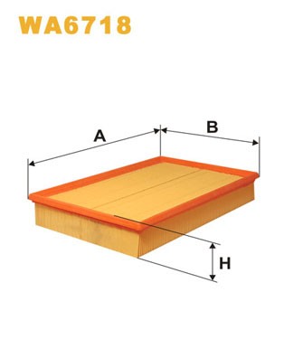 WA6718 WIX FILTERS Фільтр повітряний