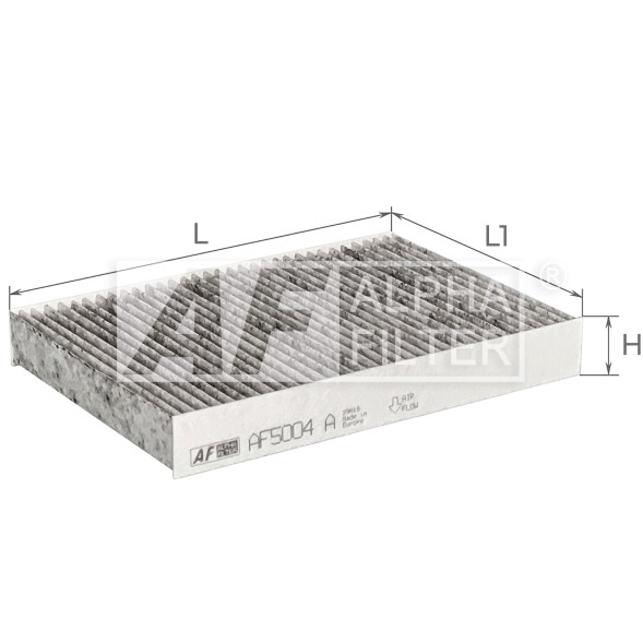 AF5004a ALPHA FILTER Фільтр салону