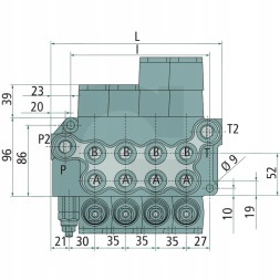 CHINA 86503008 Blb клапани моноблока бм 40/7 gu-(7х) мо-a1-t