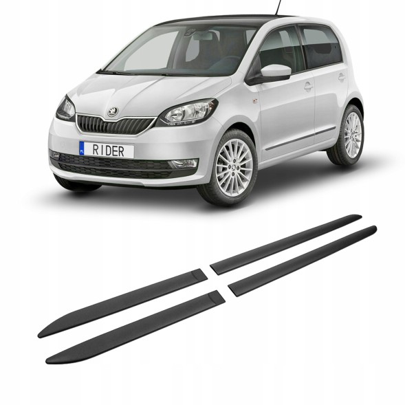 RIDER RD-F-43-5 Бічні планки дверей кришки кузова для SKODA CITIGO 2012-2019 ХЕТЧБЕК