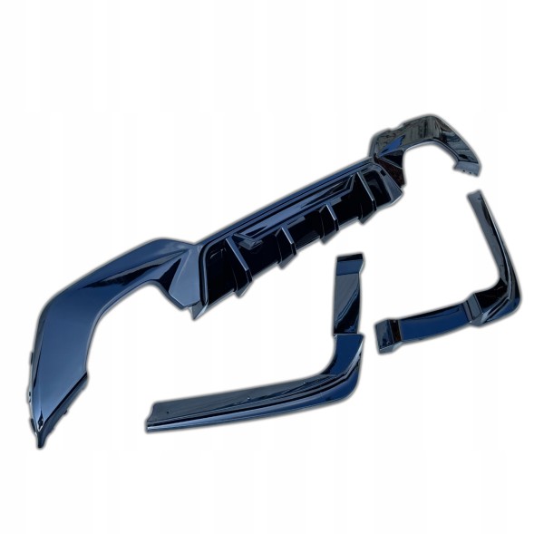 Китай Dyfuzor Dokładka BMW G20 G21 MP Дифузор BMW G20 G21 + Насадки вихлопної труби Чорний Глянець Аплікація Бампера MP