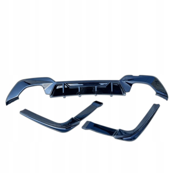 Китай Dyfuzor Dokładka BMW G20 G21 MP Дифузор BMW G20 G21 + Насадки вихлопної труби Чорний Глянець Аплікація Бампера MP