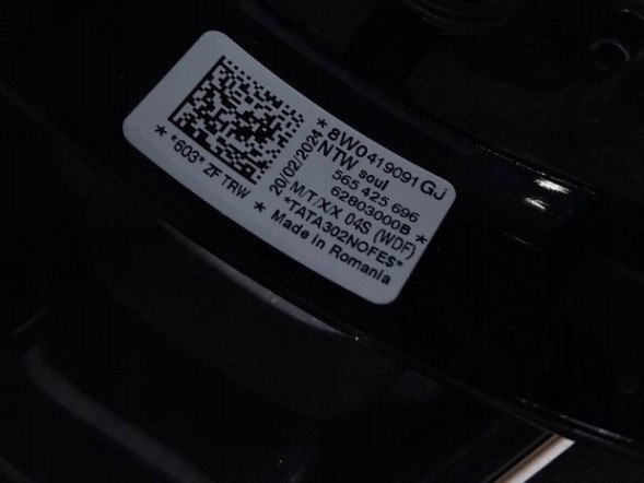 Audi OE 8W0419091GJ КЕРМО RS МНОГОФУНКЦІОНАЛЬНІ ЛЕЗА ALCANTARA AUDI RS4 RS5